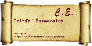 Czitó Eszmeralda névjegykártya